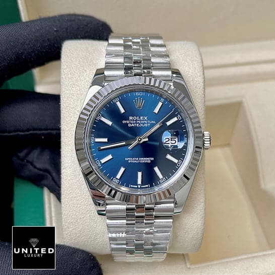 Rolex Datejust Blue Dial Steel Replica Order Now | United