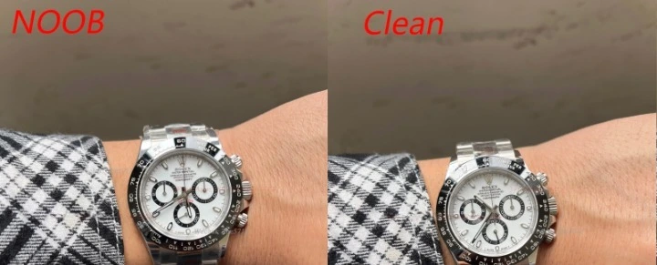 clean vs noob factory wrist