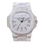 Iced out patek philippe fake best sale