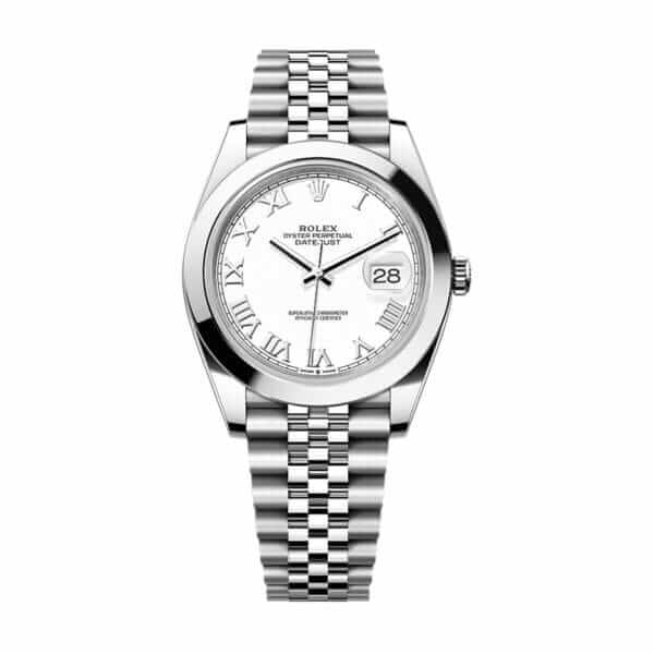 rolex datejust 126300 steel grey dial jubilee replica 1